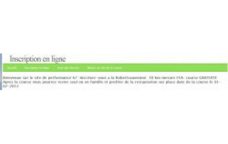 Comment s'inscrire à la Robertsauvienne